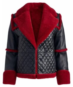 Women Aviator Pilot Style B3 Shearling Jacket”