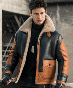 Hartford B3 Advanced Air Force Flight Bomber Jacket - High-Quality Thickened Leather