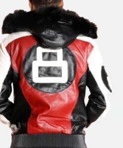 Vintage 8 Ball Leather Jacket by Michael Hoban - Iconic 90s Fashion