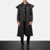 Maverick Black Leather Duster - Timeless Elegance, Modern Edge, and Unmatched Comfort