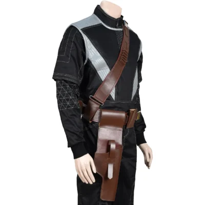 Mandalorian Boba Fett Inspired Cosplay Costume, Flight Suit & Flak Vest