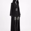 Women’s Sith Inspired Cosplay Costume, Black Hooded Cape, Tunic, Gloves & Long Boots