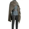 Obi-Wan Jedi Cosplay Costume, Jedi Robe Cape, Shirt, Pants & Gloves Full Set