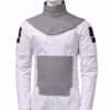 Mandalorian-Inspired White Flight Suit 4-Piece Bounty Hunter Cosplay Outfit, Custom Star Wars Fan Costume