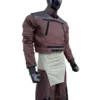 Star Wars Din Djarin Beskar Mandalorian Cosplay Costume 3-Piece Flight Suit with Vests