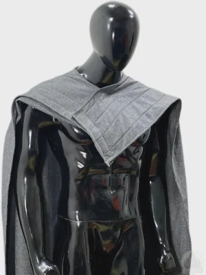 Mandalorian Din Djarin Wool Cape, Star Wars Bounty Hunter Cosplay Cloak, Custom Fit