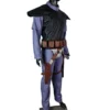 Screen Accurate Jango Fett Flight Suit, Custom Leather Belt & Undersuit Bounty Hunter Cosplay Set & Flak Vest